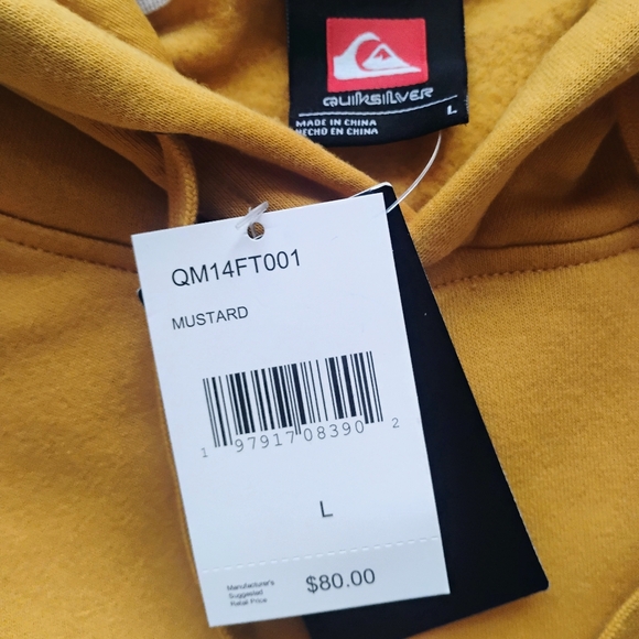 QUIKSILVER NEW Omni Logo Pullover Hoodie - Picture 8 of 8